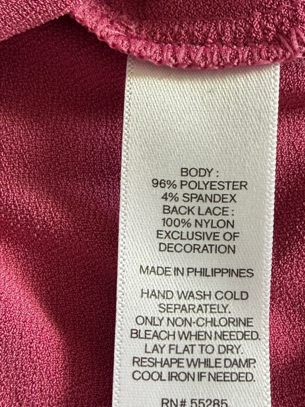 Express Lace Blouse Medium‎ Deep Raspberry/Berry Pink Sleeveless Ruffle Work Top - Picture 5 of 7